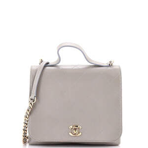 Chanel Cc Double Pocket Top Handle Bag #240496C31B